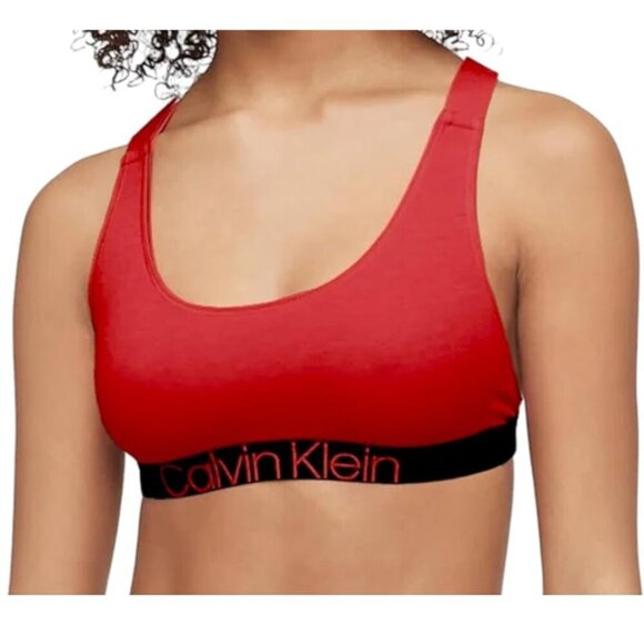 Women's Calvin Klein Bold Logo Micro Bralette – Size M – NWT - Picture 1 of 5